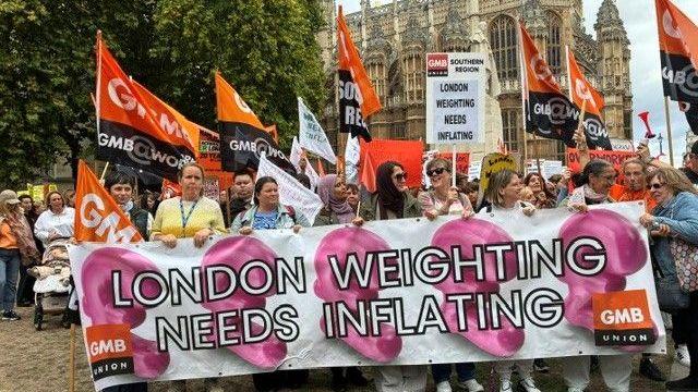 School support staff strike over pay