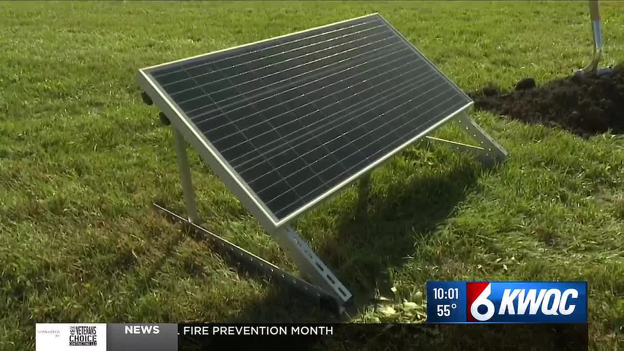 Muscatine breaks ground on first utility-scale solar farm