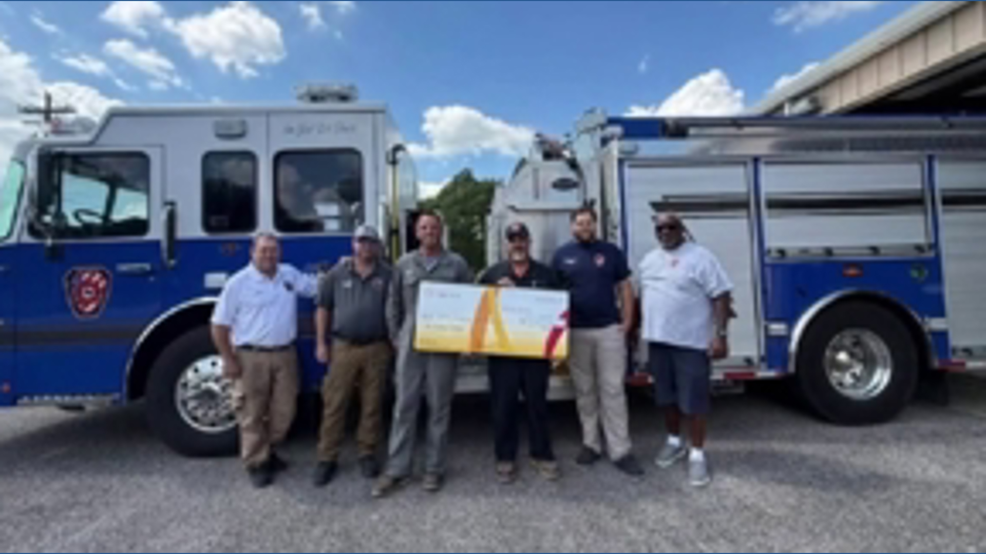 Invista Orange donates $5K to West Orange Fire Department
