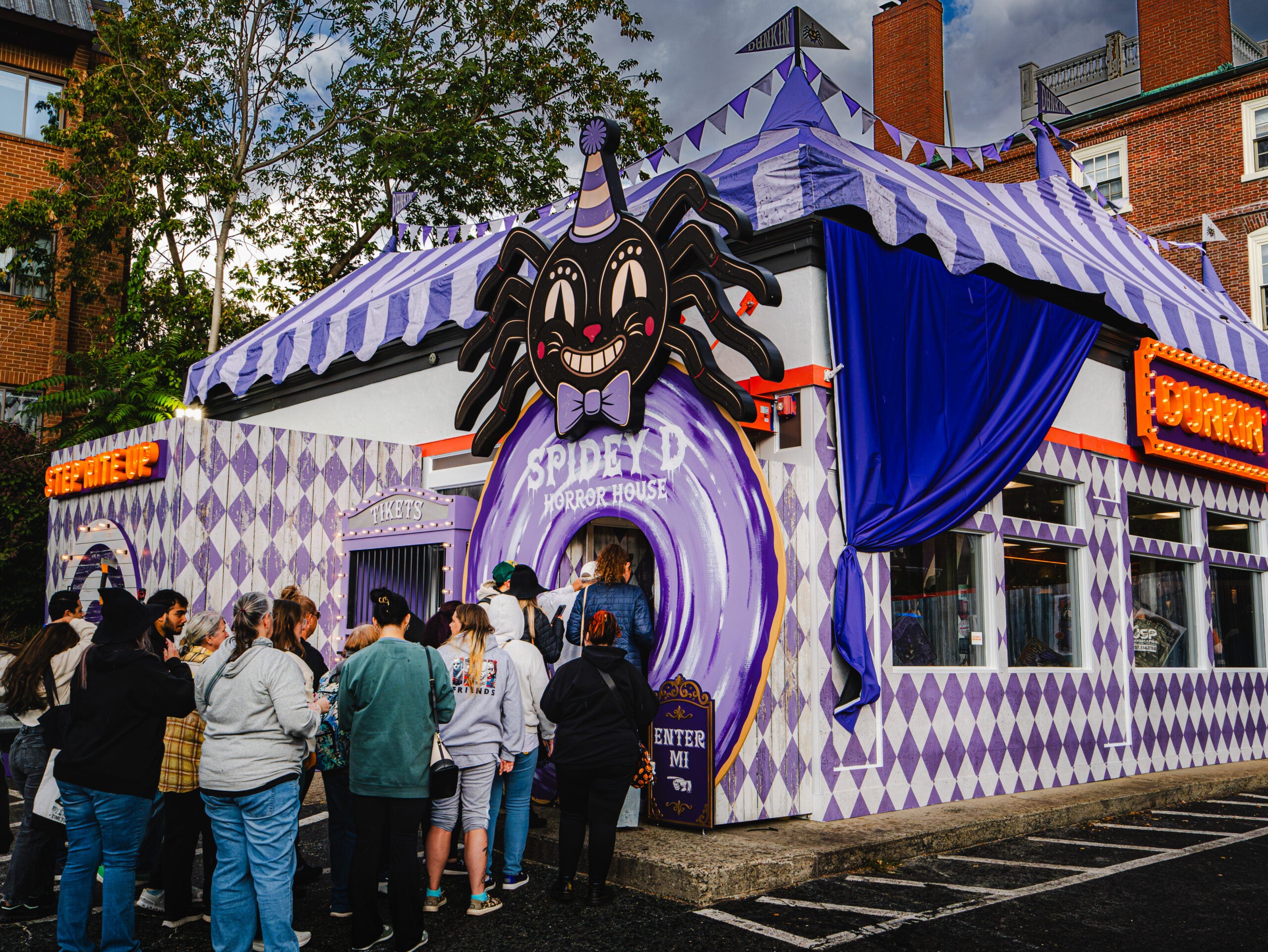 A Salem Dunkin’ gets a spooky Halloween makeover