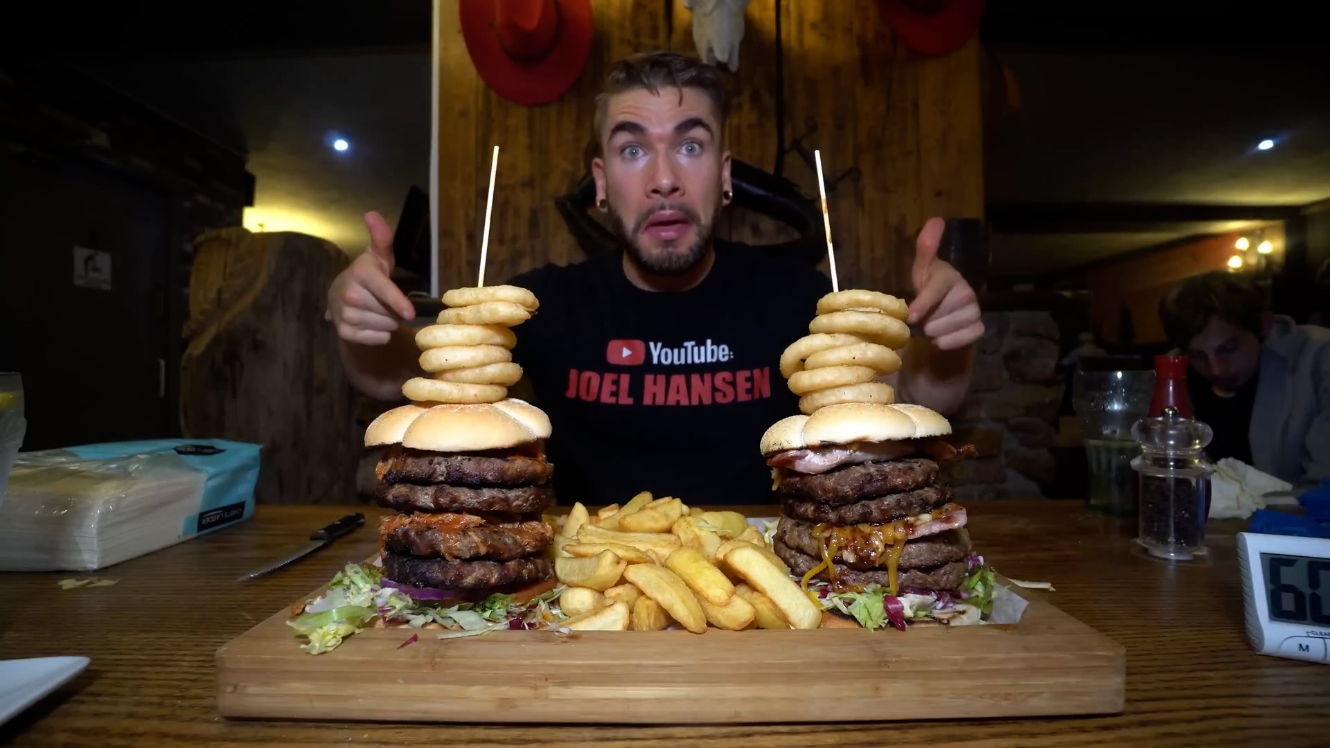 Man attempts brutal burger challenge with a 99% fail rate