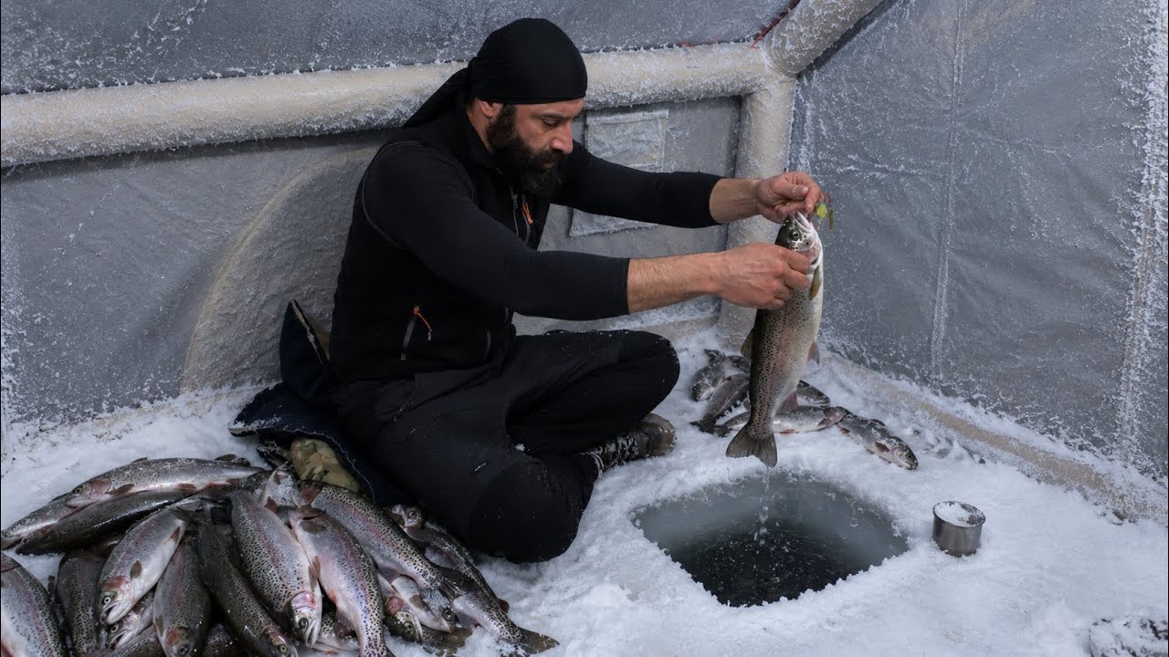 I survived -30°C for 3 days fishing