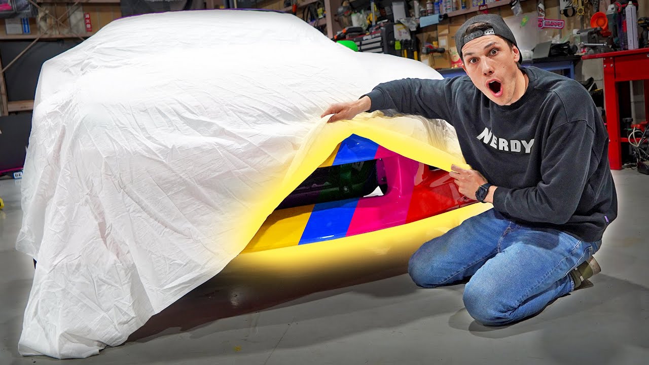 I never thought I’d paint my most expensive car this color! 🎨