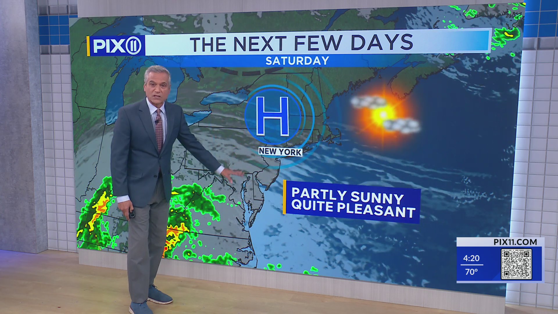 Bright start, wet finish for upcoming weekend across tri-state area