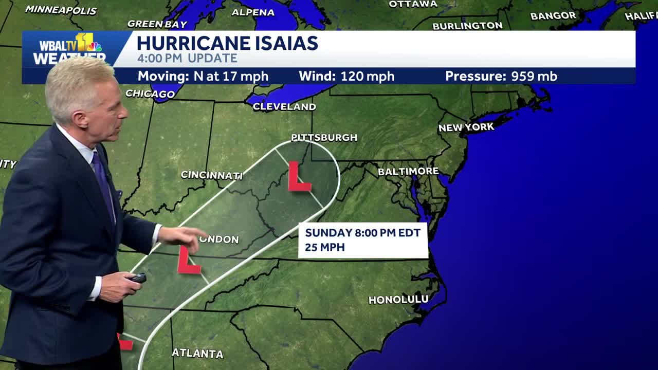 Baltimore weather: Rain and wind arrive later this weekend