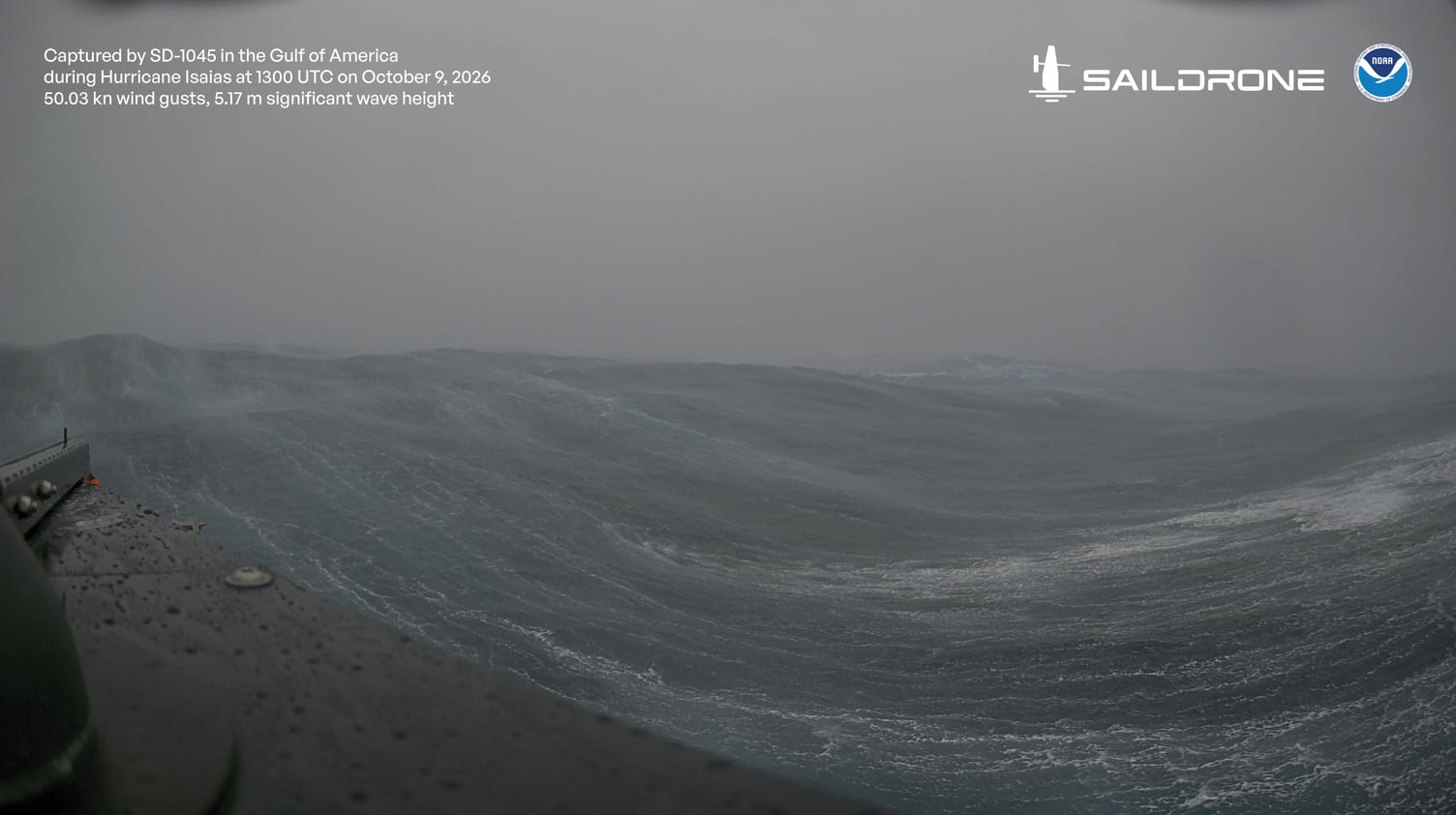 Drones launched from St. Pete went inside Hurricane Isaias. Here's video of what they saw