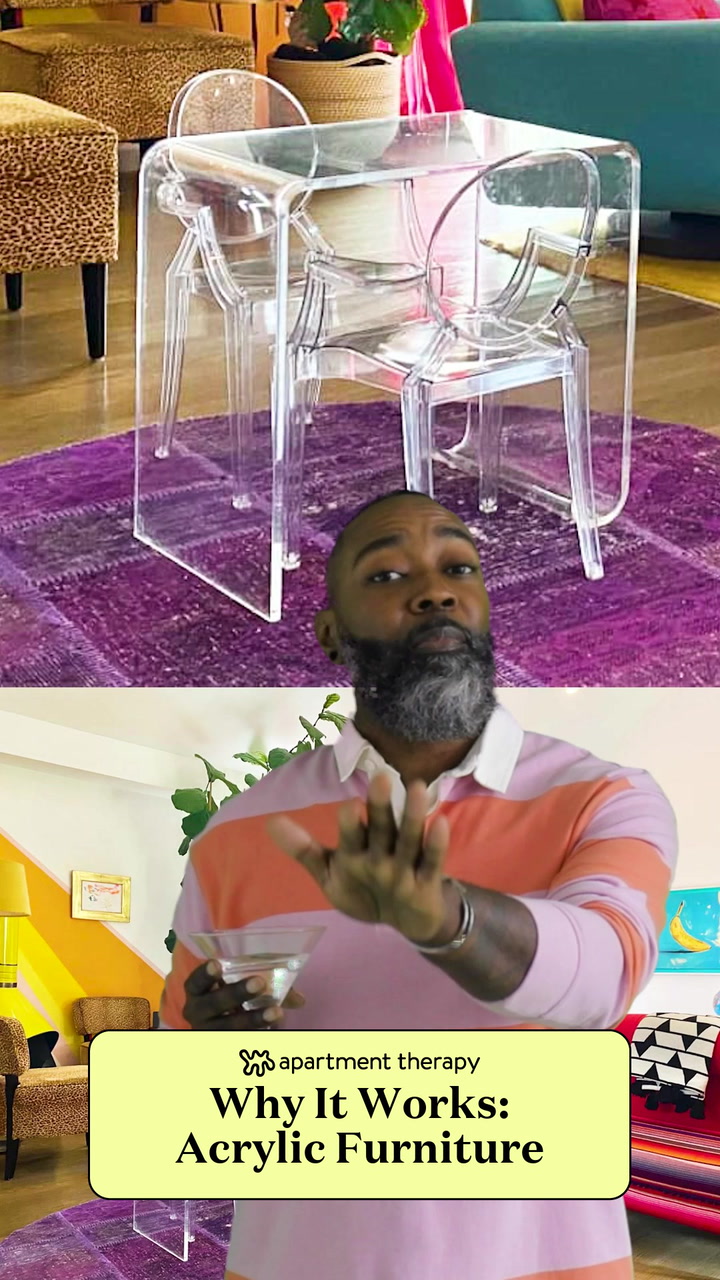 Why acrylic furniture works in small spaces