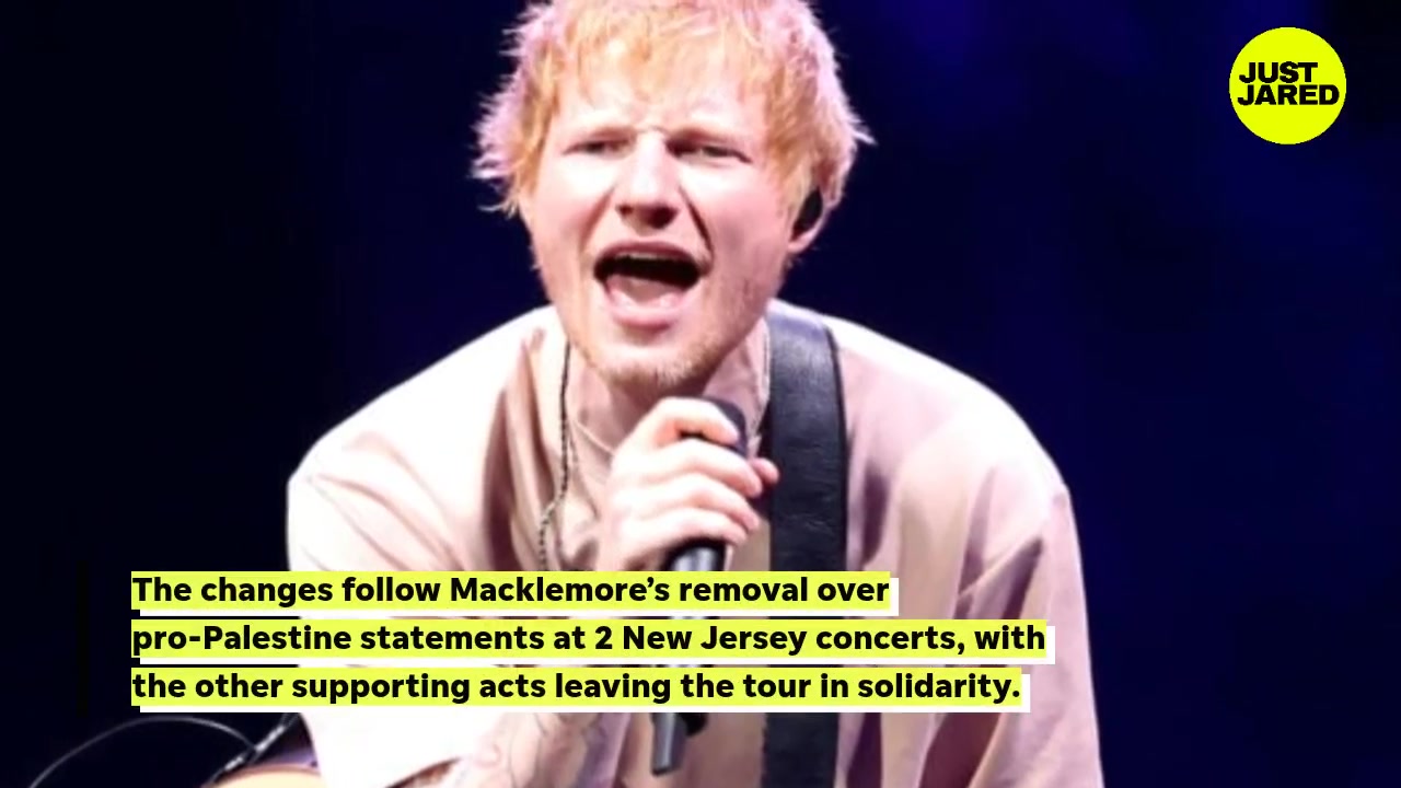 Ed Sheeran adds Isaac Slade and Brooks Rosser as openers for final US ...