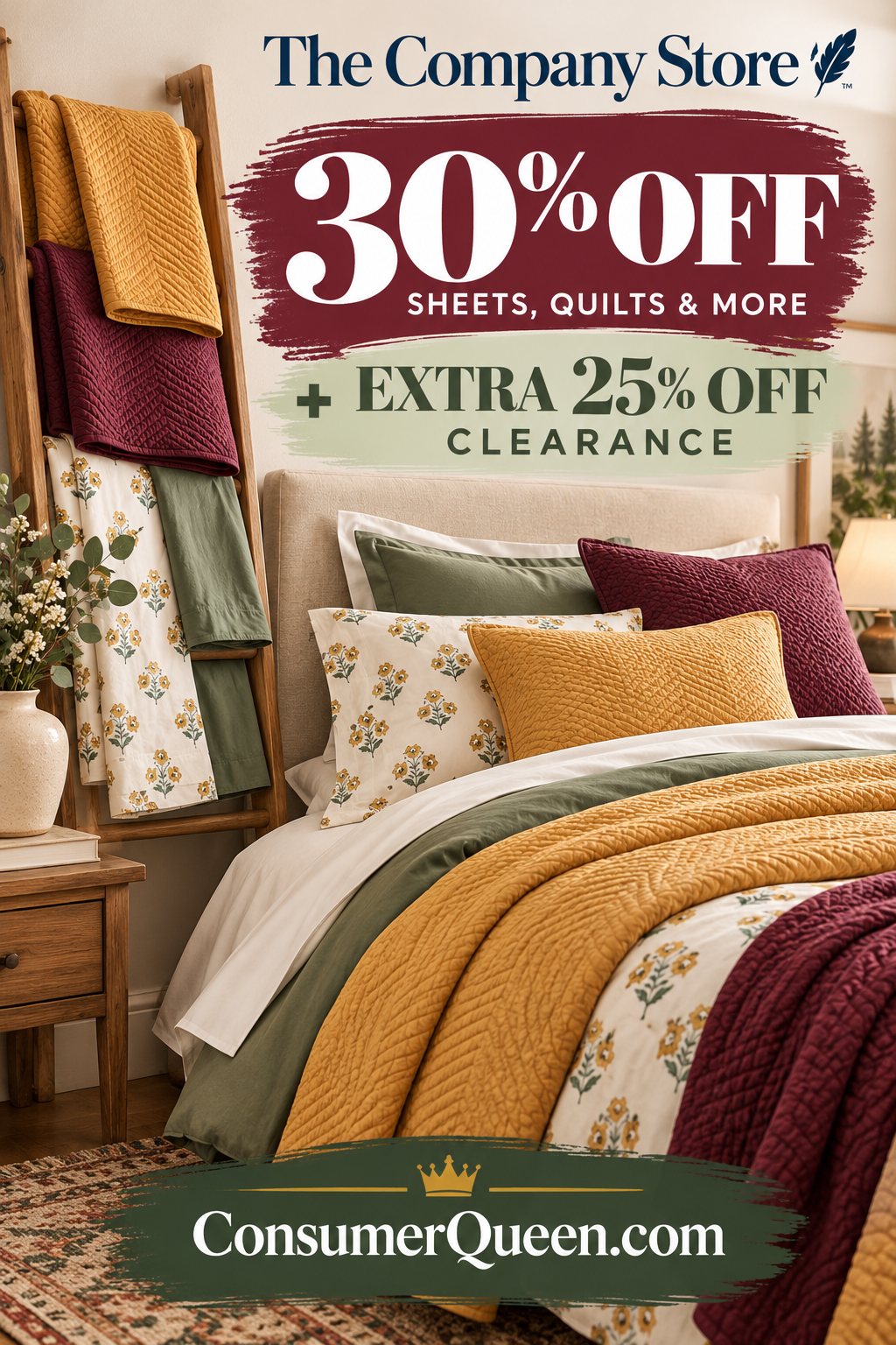 Company store bedding deals: 30% off sheets, quilts & more