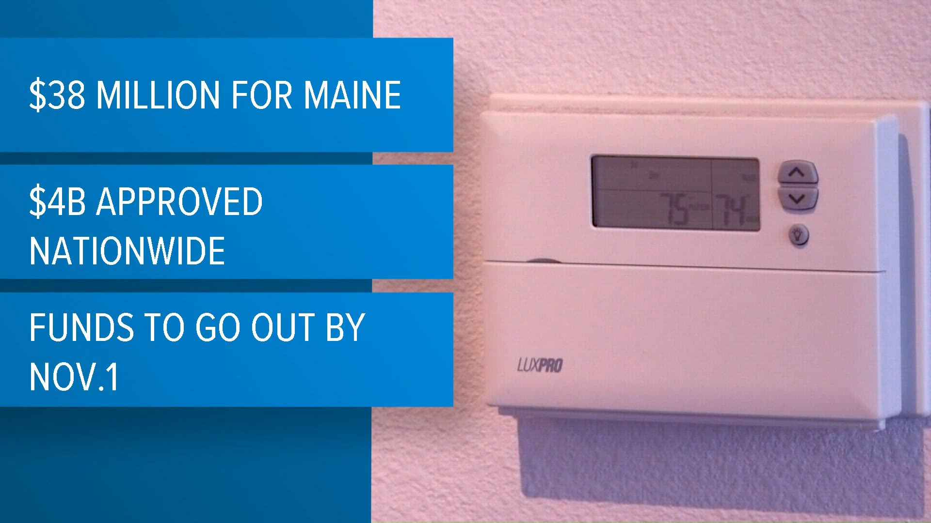 $38M in federal funds released for LIHEAP in Maine