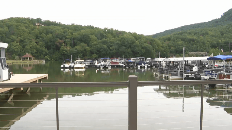 Lake Lure dam gates open; rising water levels downstream along Broad River