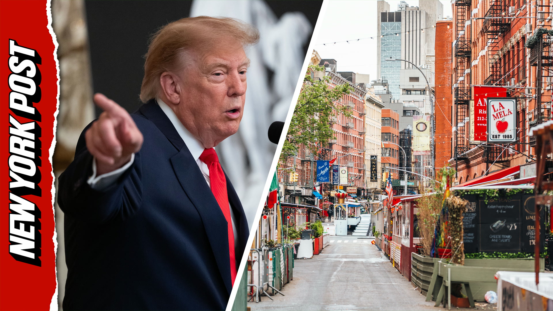 Trump slams NYC pols for excluding famous Little Italy enclave from ...
