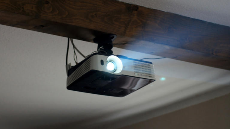 Ceiling vs. wall: Where should you mount your home projector?