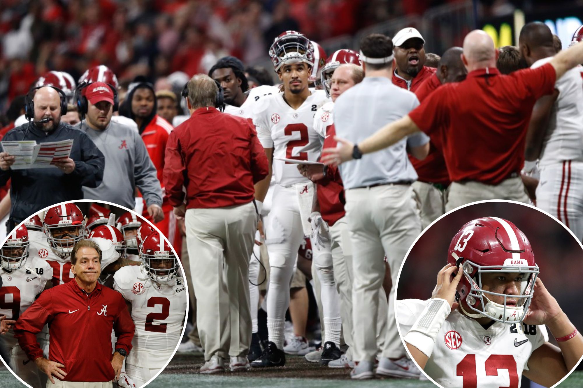 Never-before-seen footage reveals Nick Saban telling Jalen Hurts he’s ...