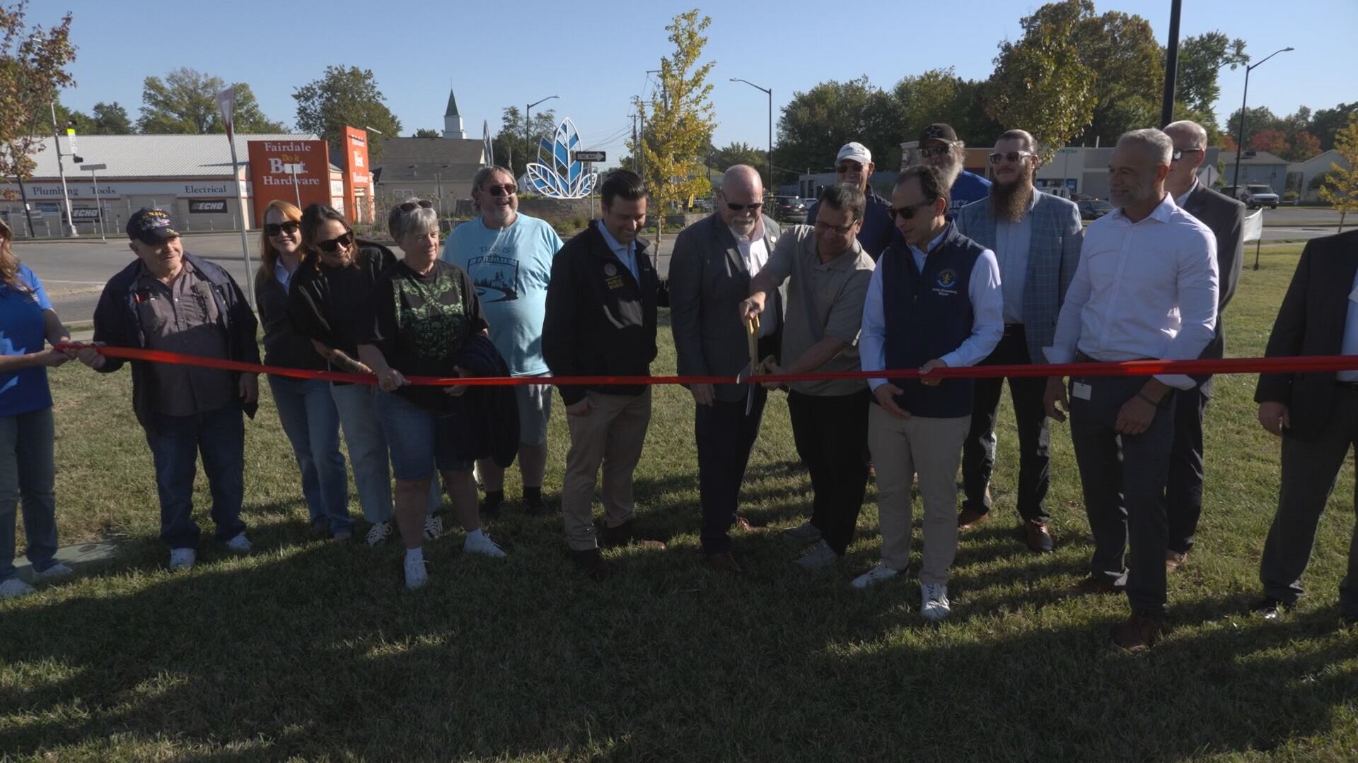 Ribbon cutting marks completion of Mitchell Hill Road repairs, Fairdale ...
