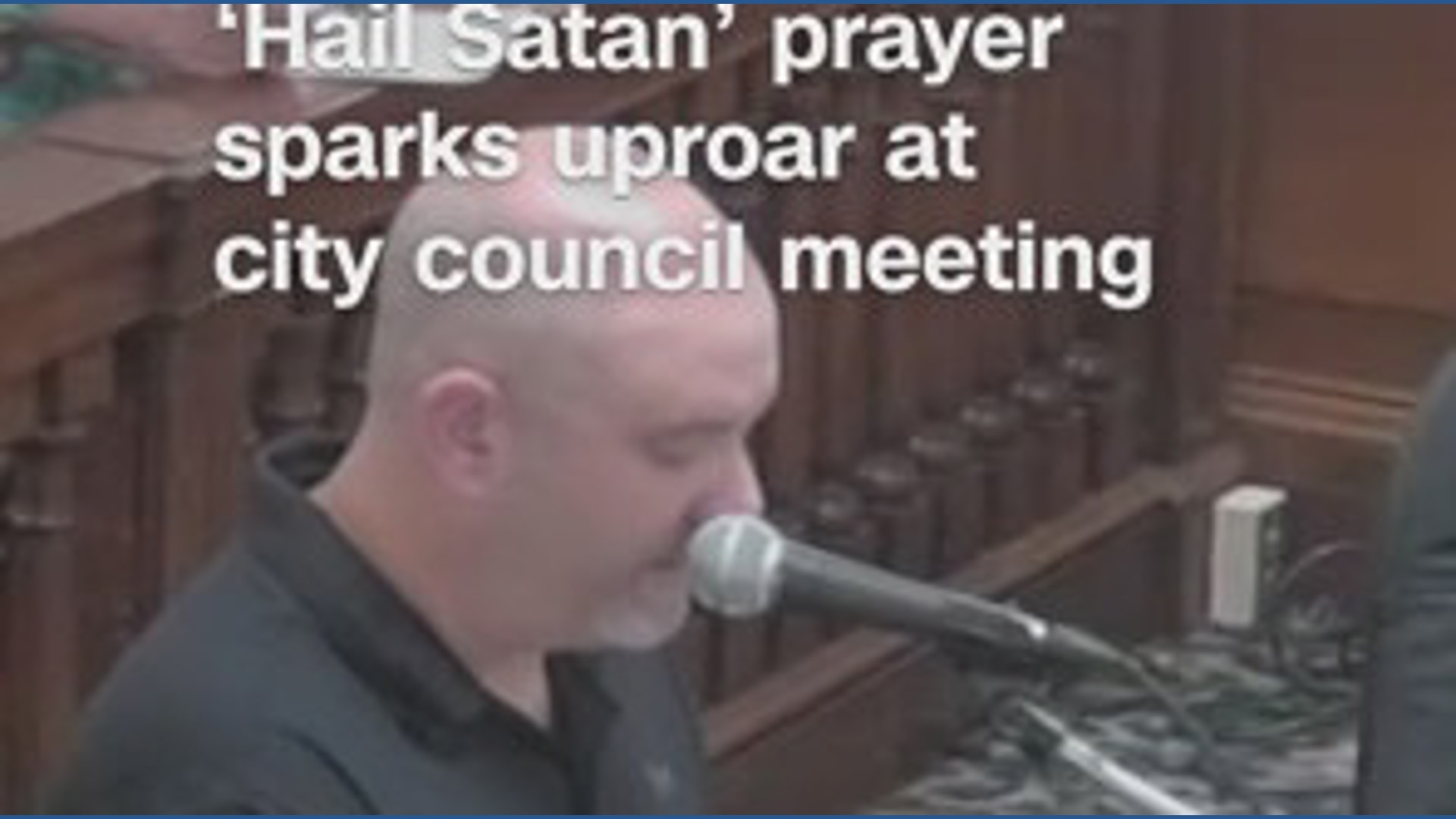 Satanic prayer at Ottumwa city council