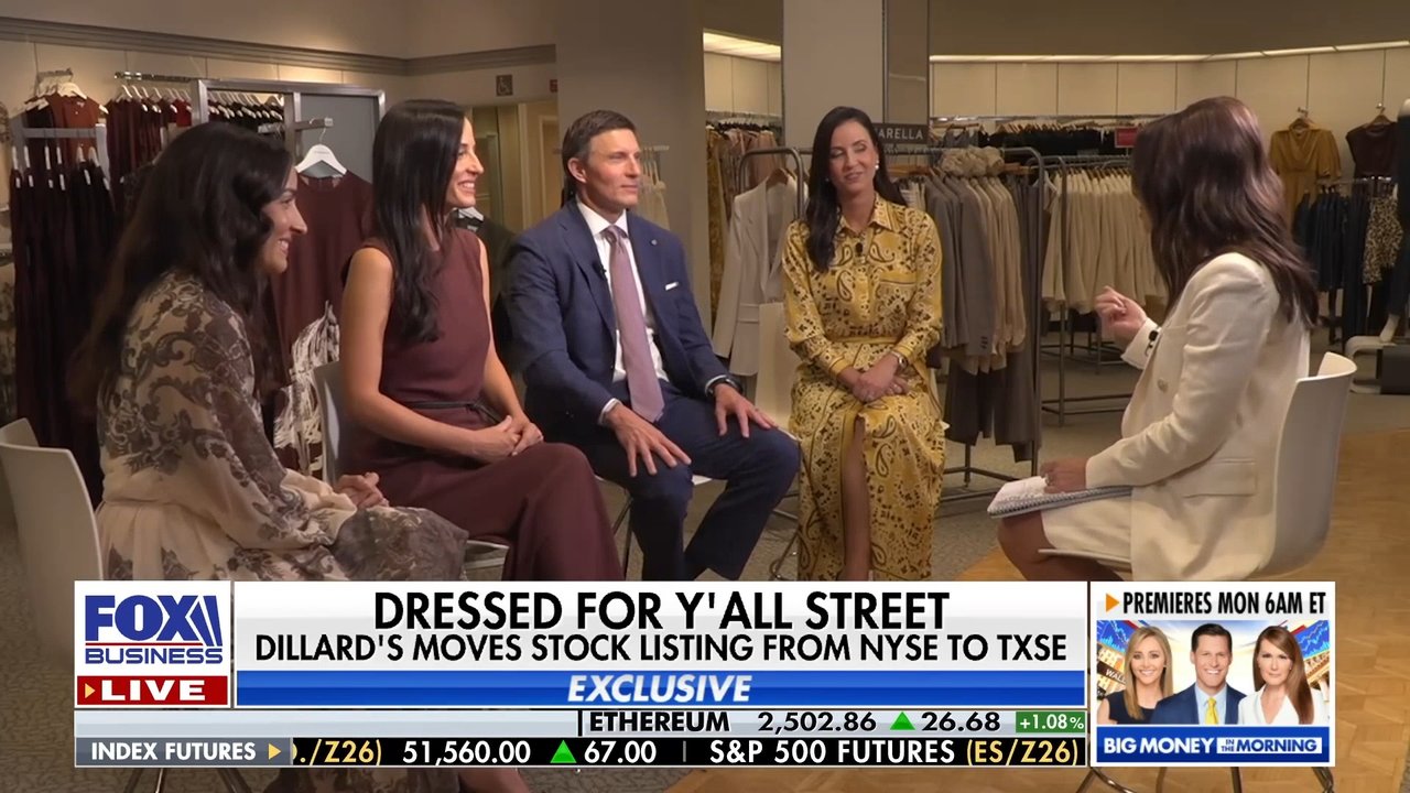 Dillard's shifts stock listing to the new Texas Stock Exchange