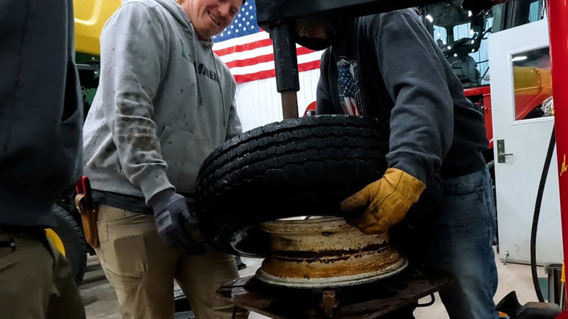 A tire job turned into a lesson