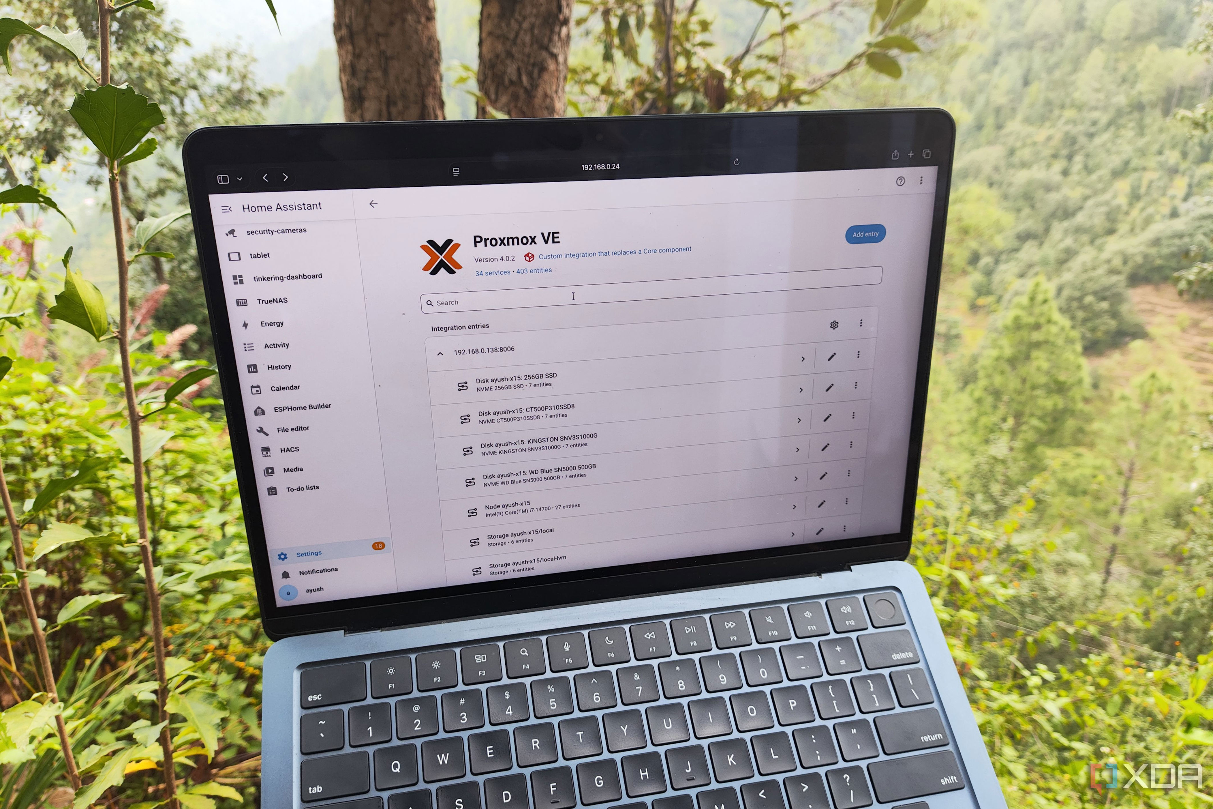 I integrated Proxmox with Home Assistant, and my home lab manages ...