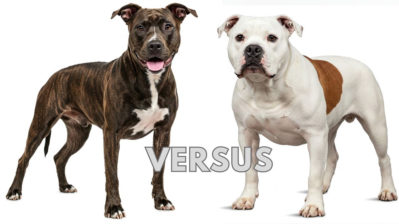 The ultimate showdown: American pitbull terrier vs American bulldog
