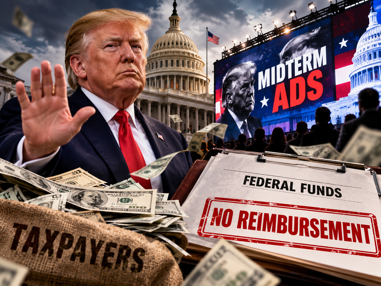 Trump won't reimburse taxpayers: US president declines to repay federal ...