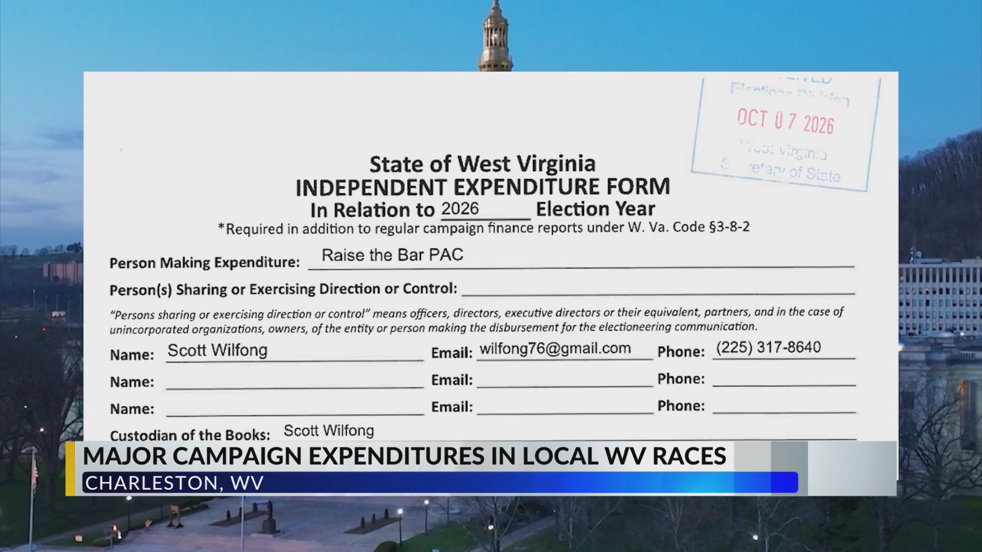 Out-of-state PAC spends big on Kanawha County commissioner's race