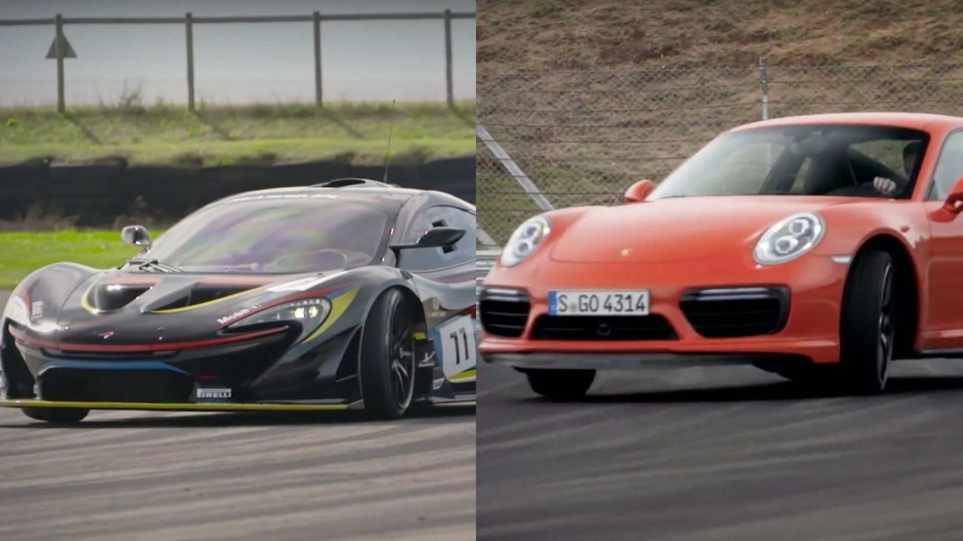 McLaren P1 GTR vs Porsche 911 Turbo S