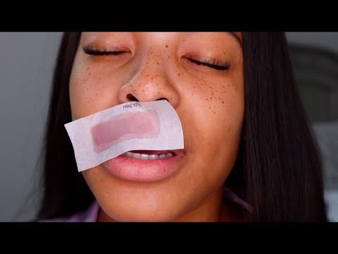 Waxing my mustache