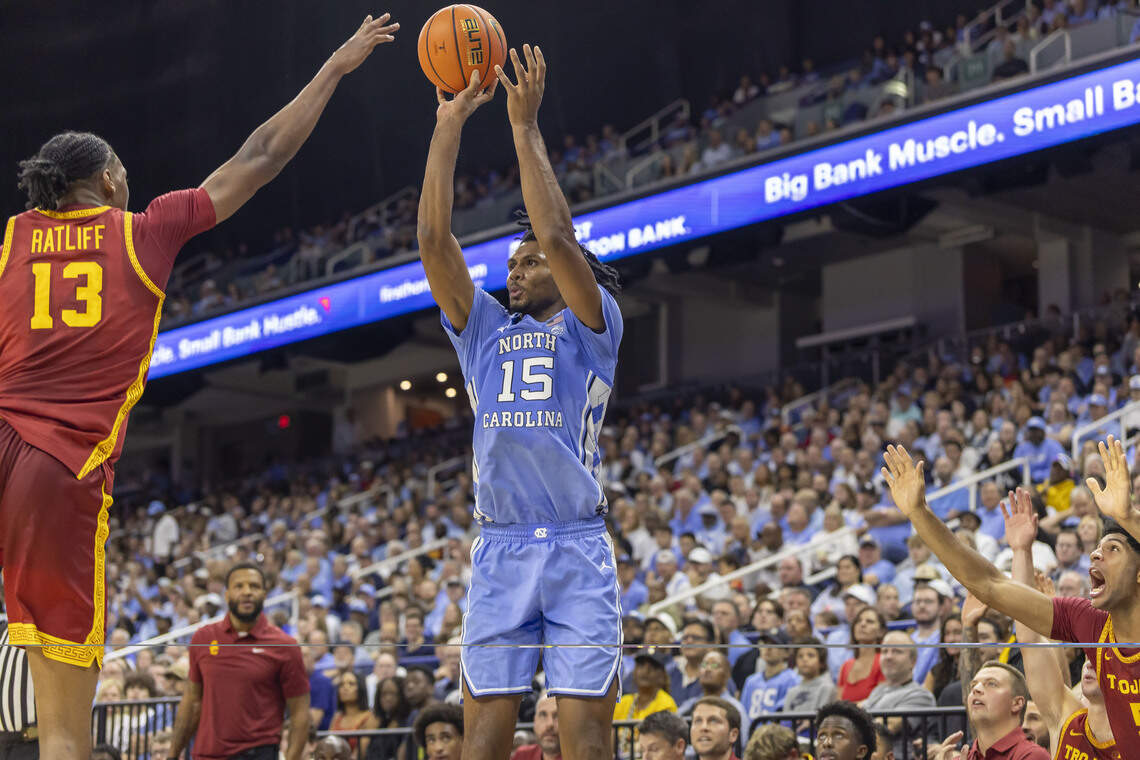 UNC men's basketball blows past Southern Cal in 2nd half. What stood out