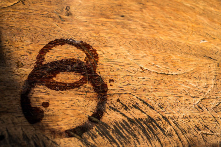 This common snack works like a charm to get water stains off wood—and ...