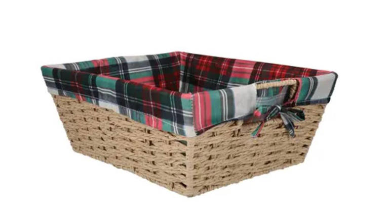 Get organized for the holidays with Five Below’s festive $7 large woven ...
