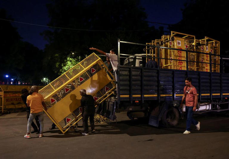 Delhi sealed off ahead of youth protest against Indian election chief