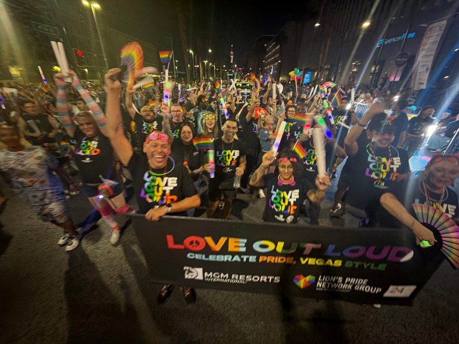 Colorful Pride parade kicks off in downtown Las Vegas