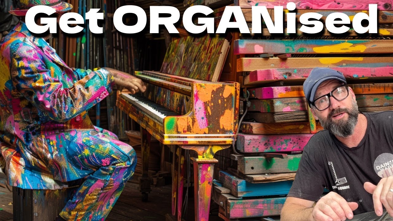 Turning reclaimed kitchen materials into a better workshop