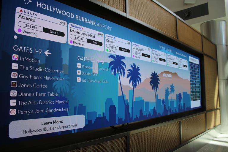 Inside Burbank Airport's new terminal: Here's what you'll notice