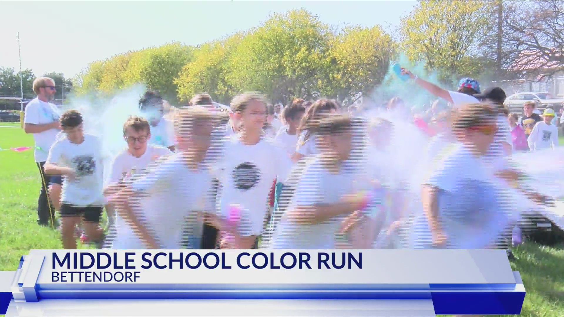 Bettendorf Middle School students meet challenges with a burst of color