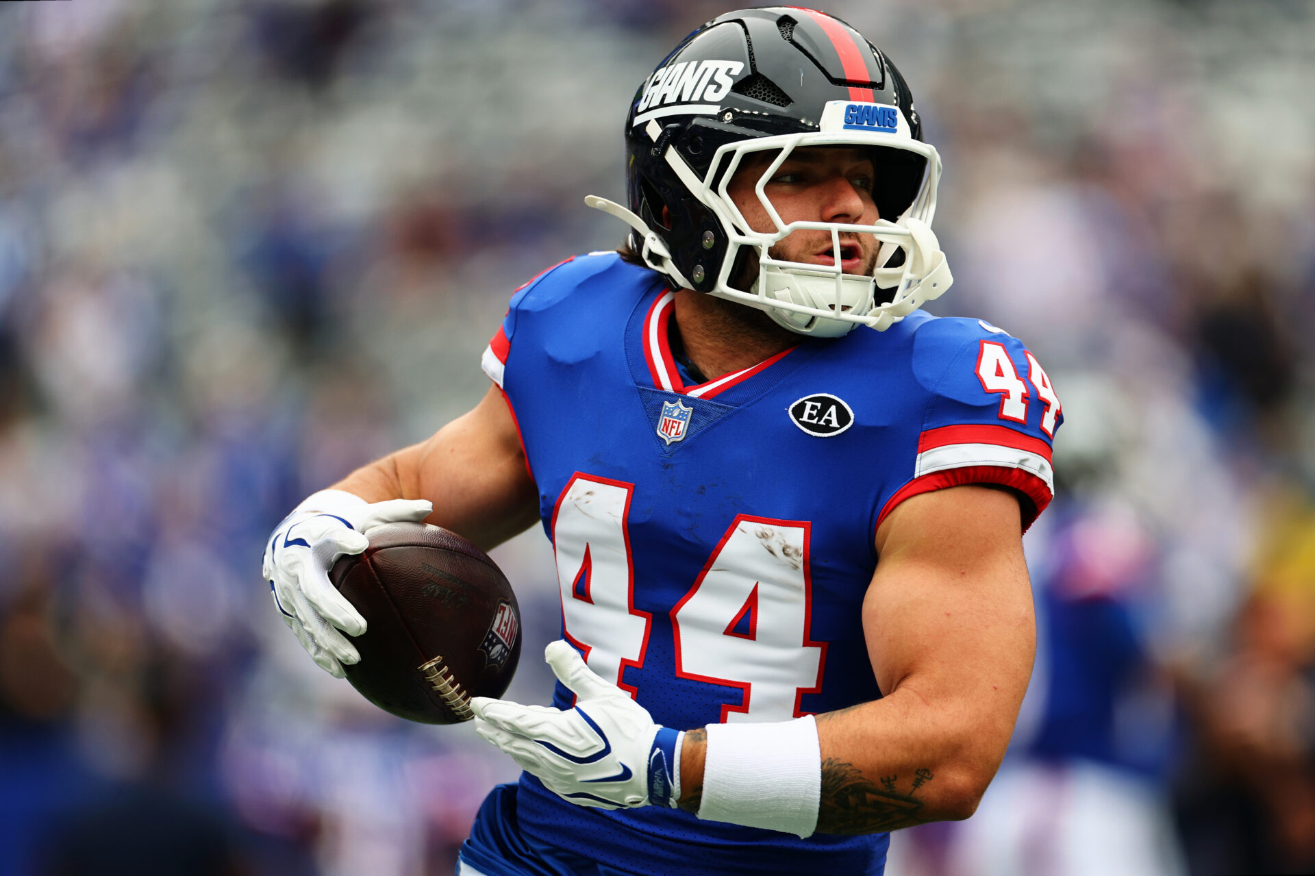 Cam Skattebo confirms injury after Giants beat Texans in overtime