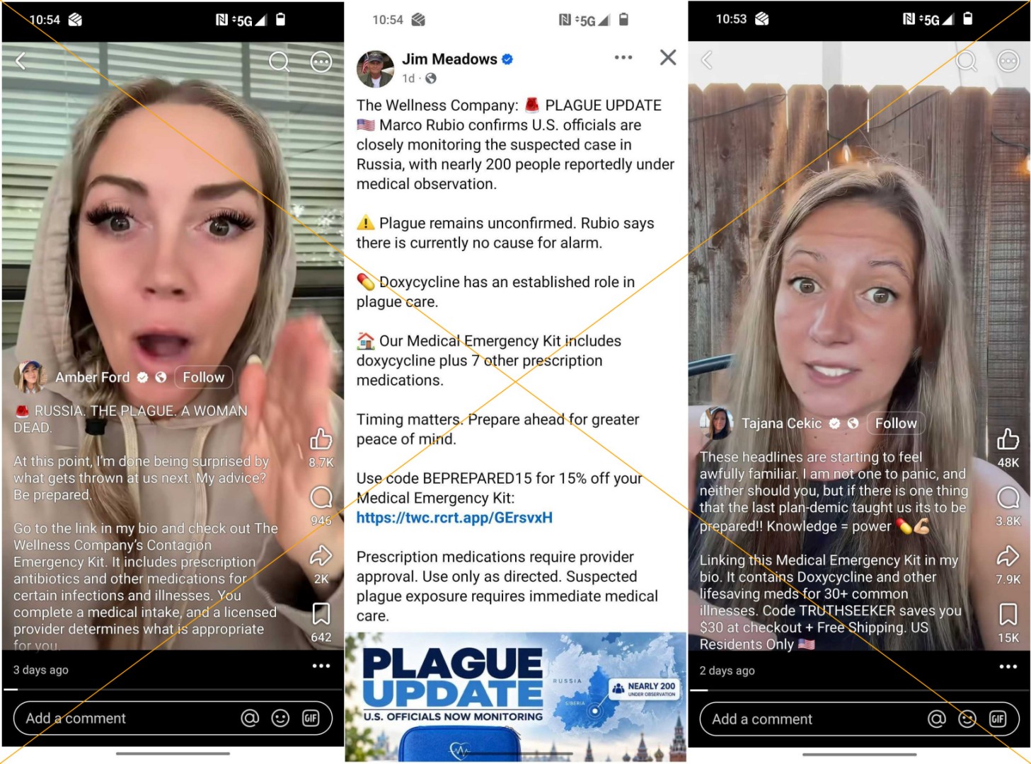 Unproven cures pushed online amid plague concerns