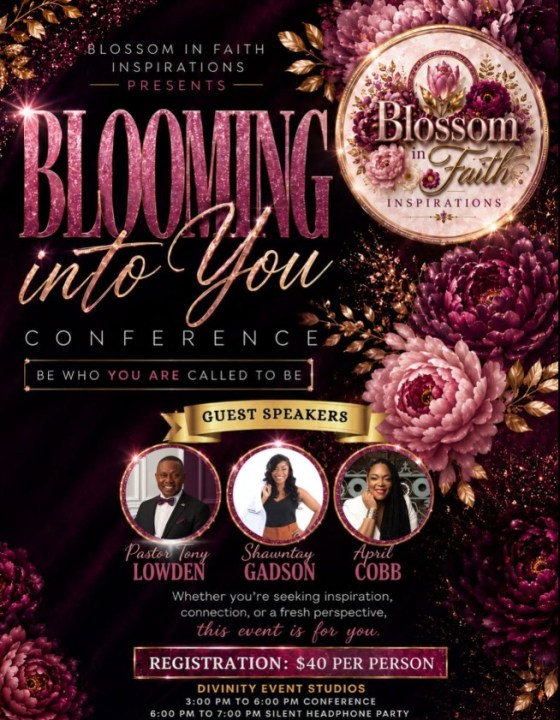 Community corner: Blossom in Faith Inspirations presents Blooming Into ...