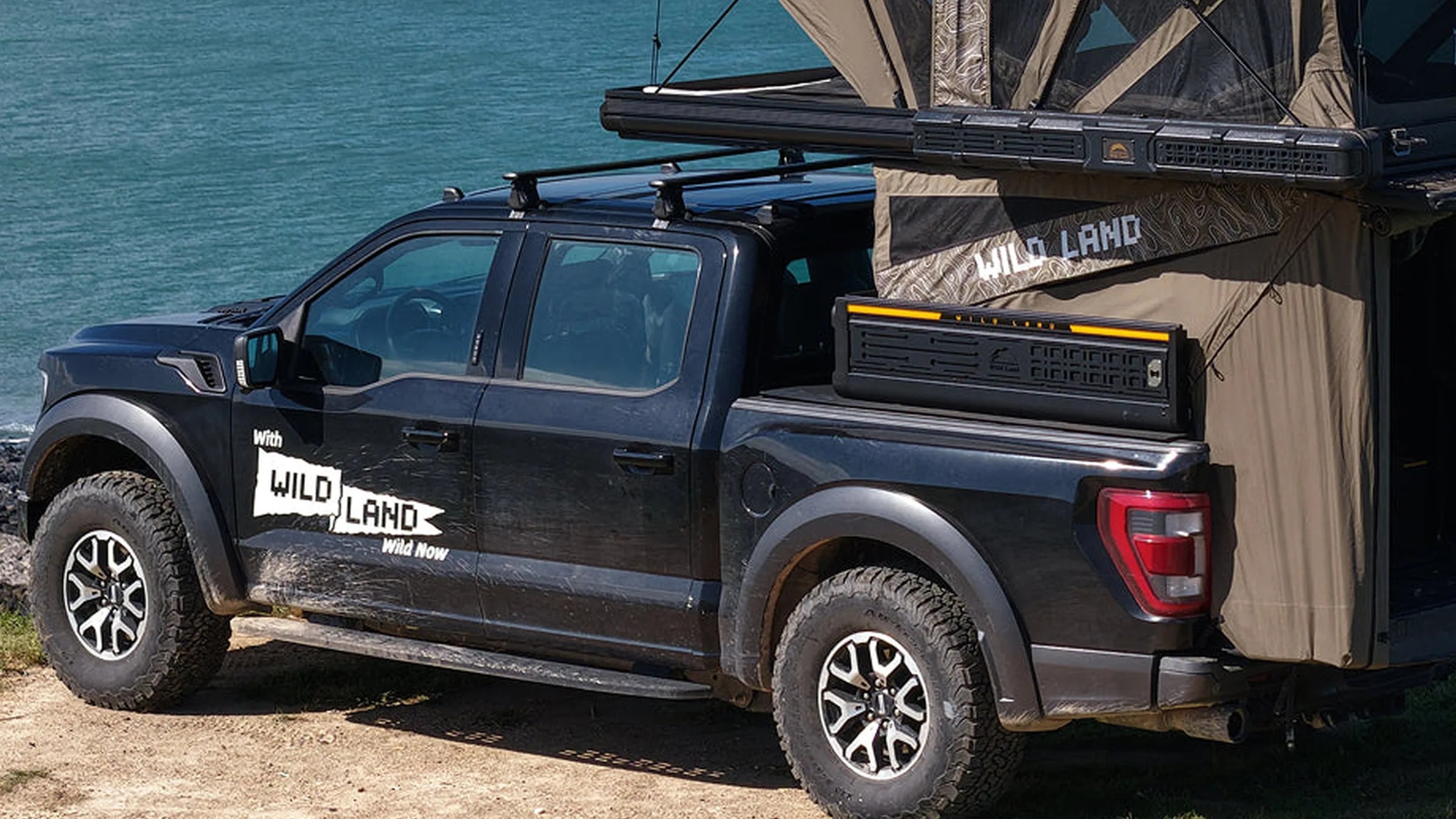 This wild two-level pickup camper still lets trucks do truck stuff