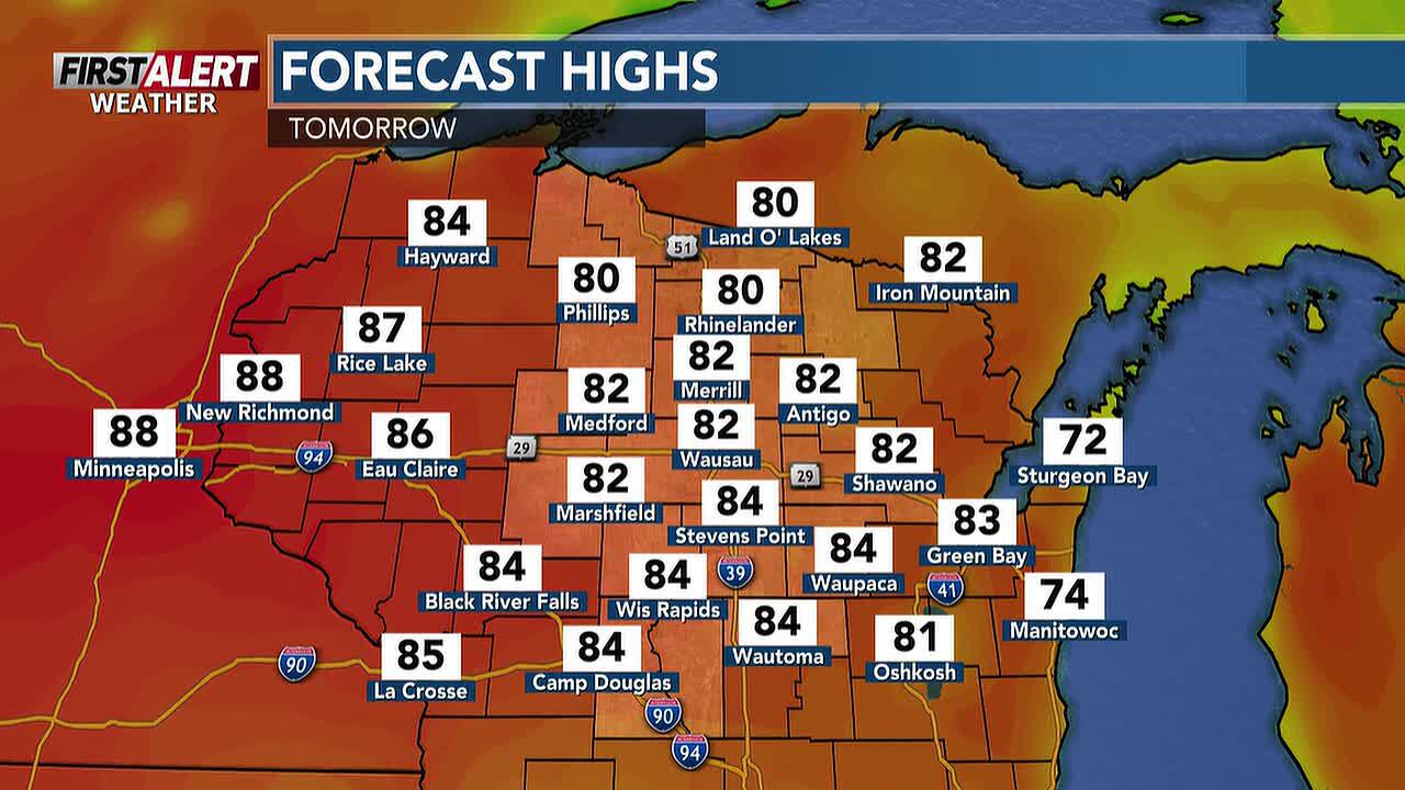 Summer returns this weekend: Possible record highs before showers move in