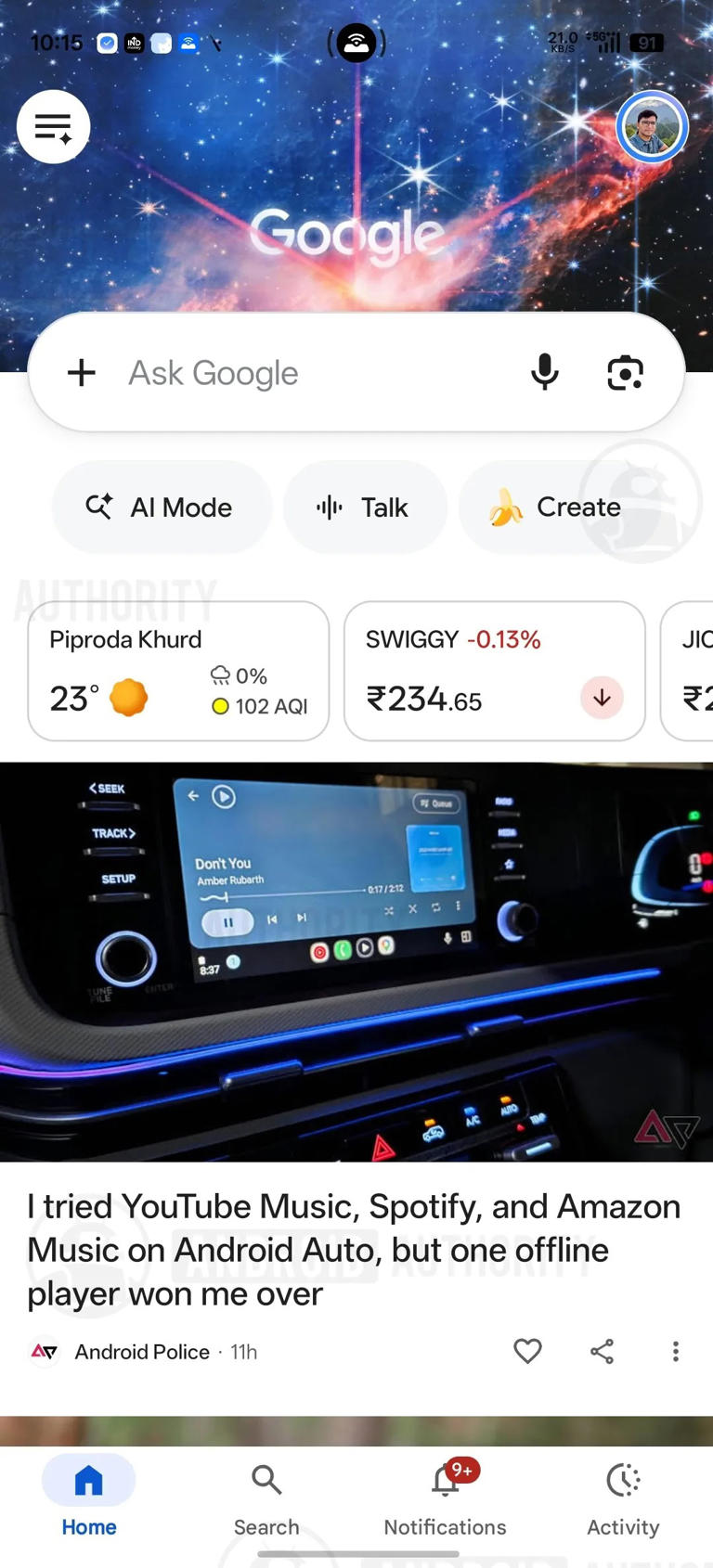 Google is giving its app's search bar a fresh look