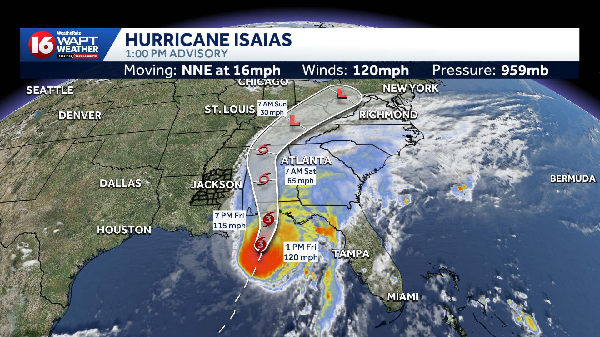 Tracking Hurricane Isaias: Latest models, potential effects