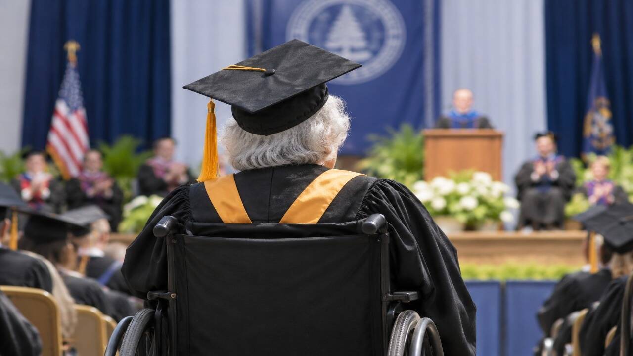Degree earned at 88: US grandmother gets Maine degree decades late ...