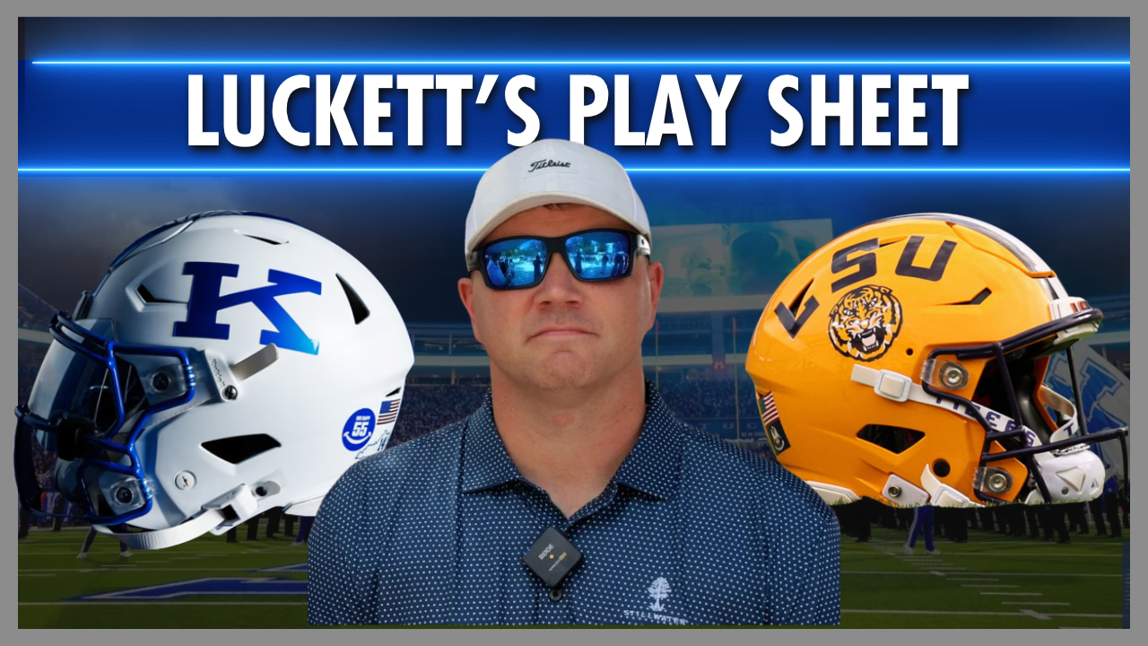 11 personnel: Luckett’s play sheet vs. LSU