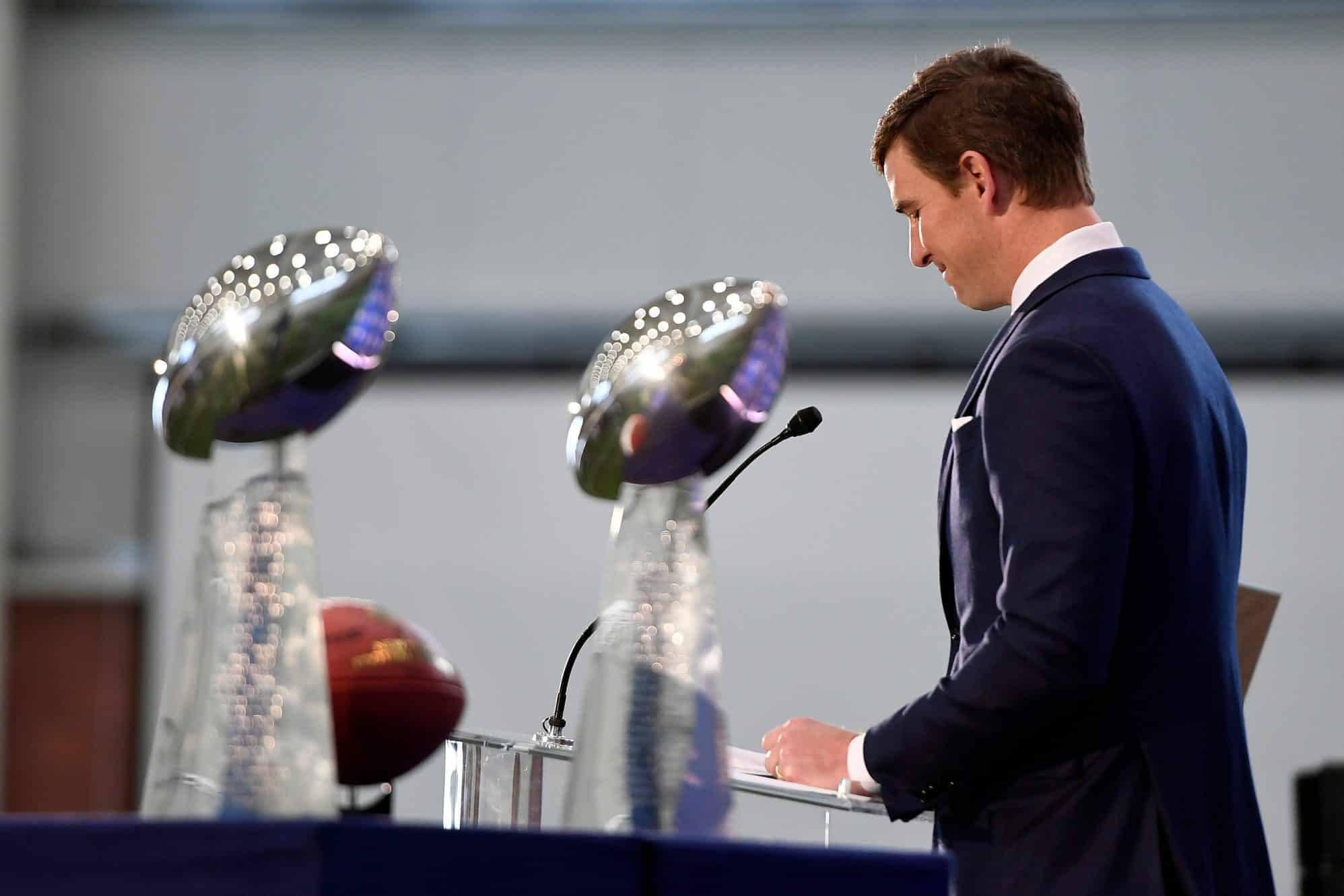 Giants’ legend Eli Manning takes his stance on trading Super Bowl rings ...