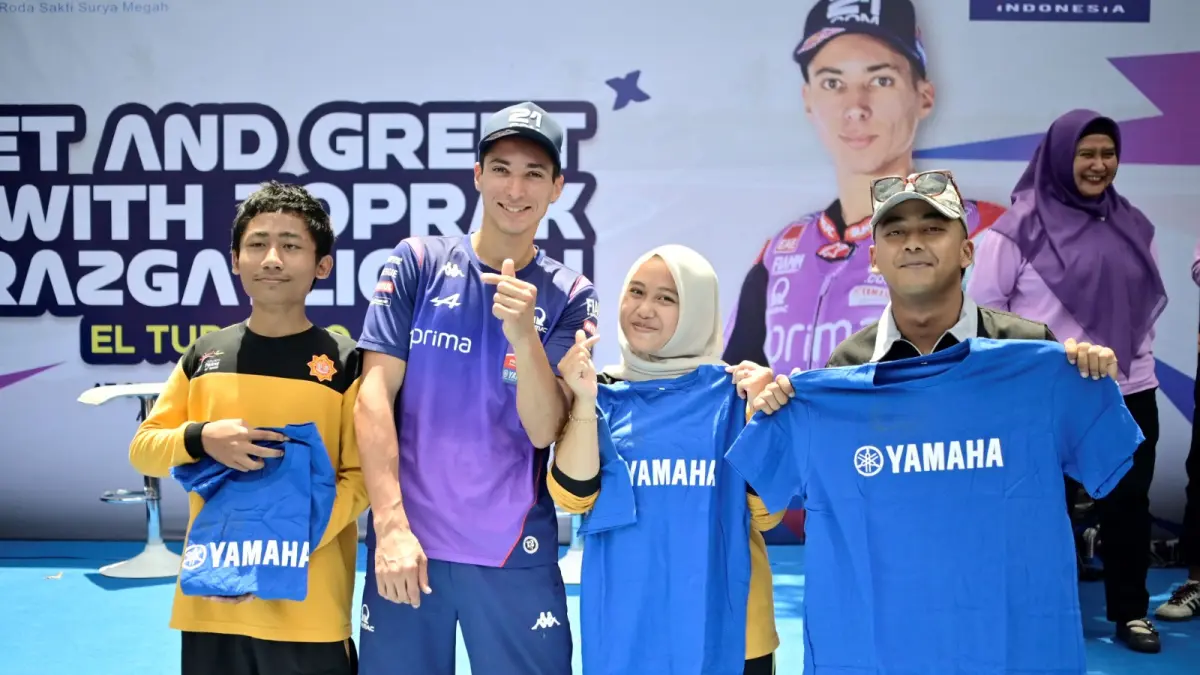 Meriah dan antusias, meet & greet rider Yamaha MotoGP Toprak ...