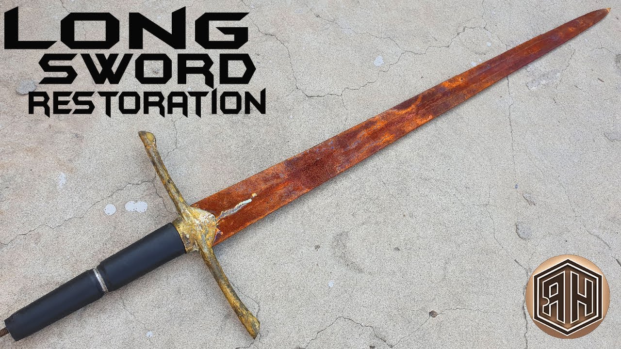 I restored a rusted long sword to glory ⚔️