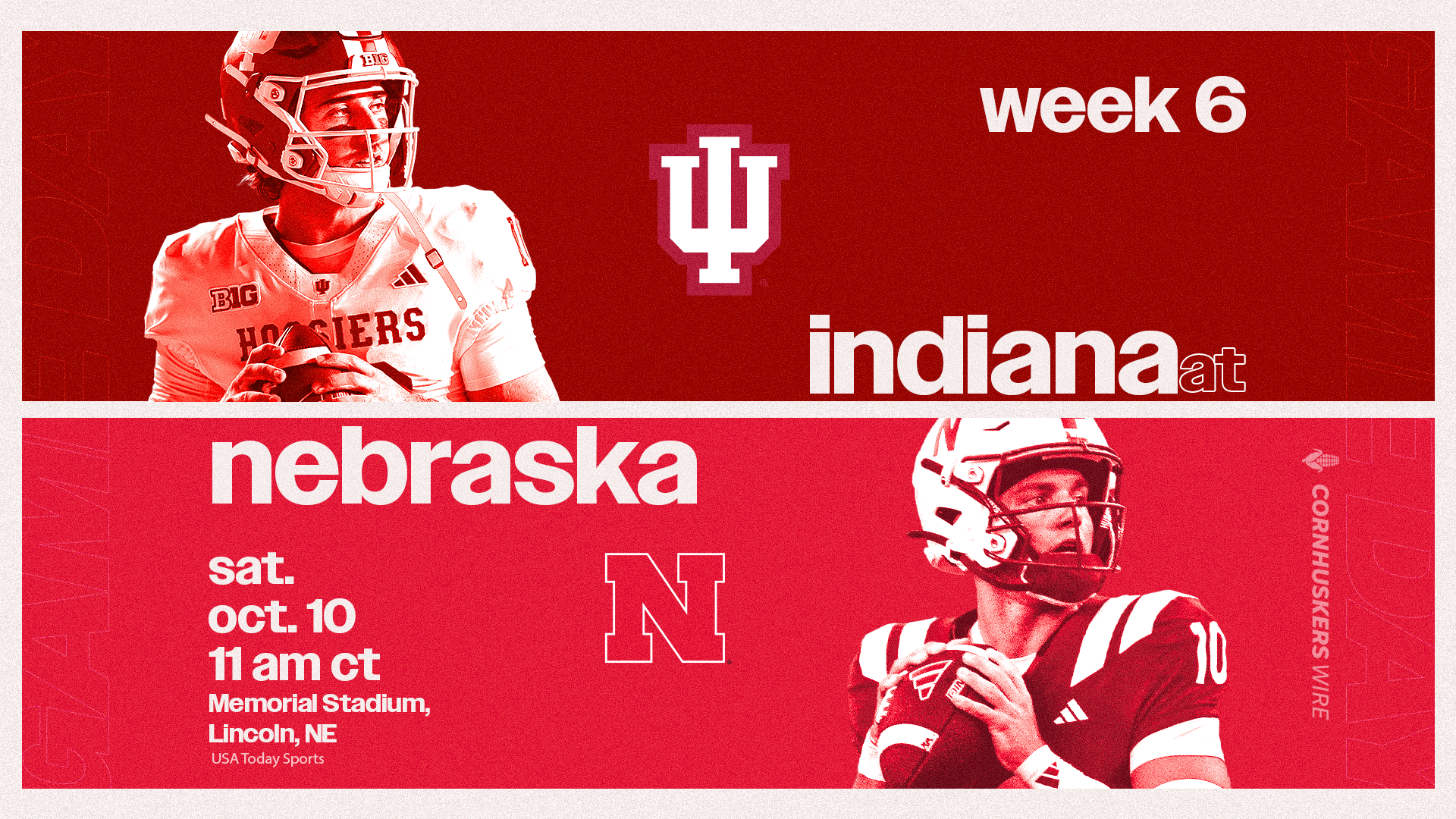 How to watch Nebraska football vs. Indiana: Time, TV channel