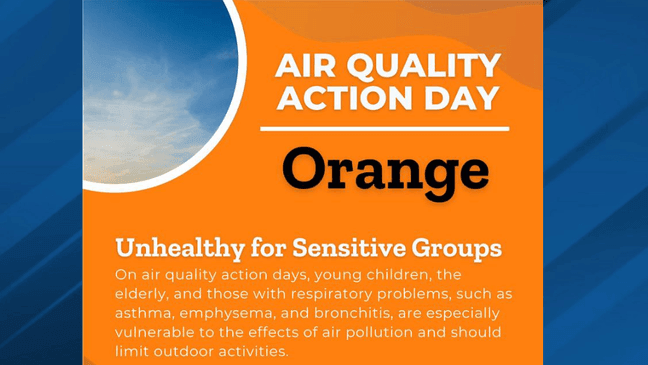Several central PA counties enter Code Orange as air pollution rises
